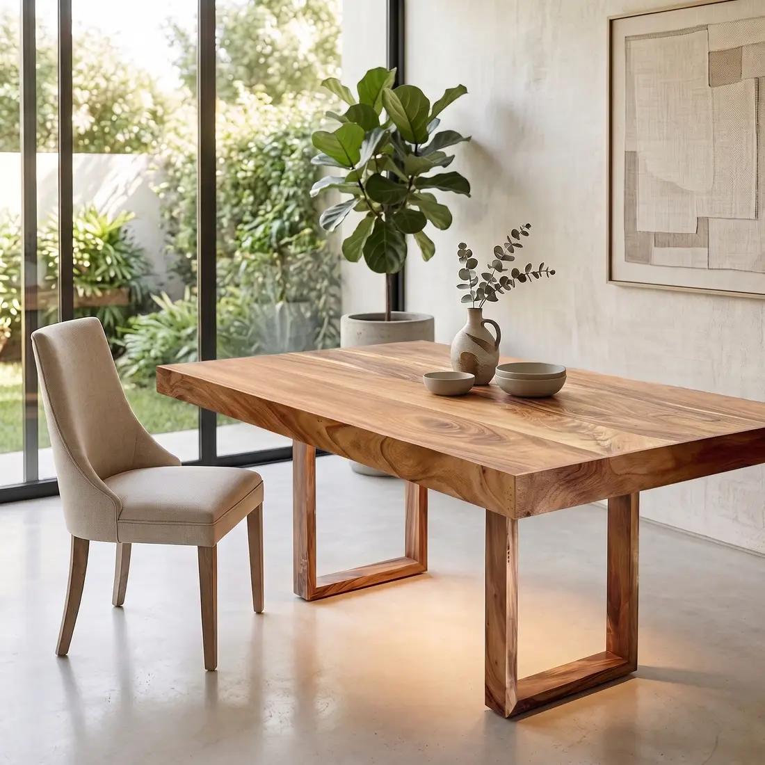 Amazonas Parota Dining Table, product view 3
