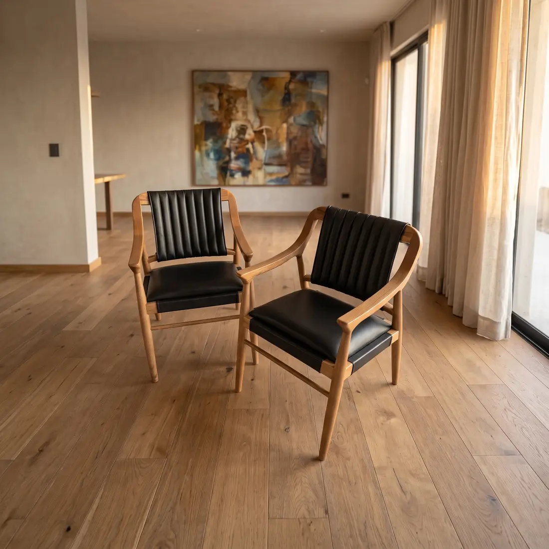 Berlin Leather Lounge Chair, product view 3